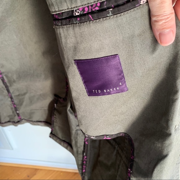 Men's Ted Baker Size 4 Brown Blazer - Picture 8 of 8